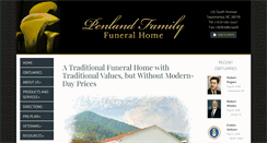 Desktop Screenshot of penlandfamilyfuneralhome.com